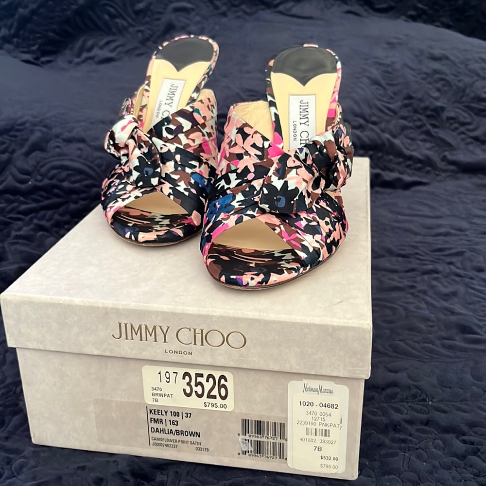 Jimmy Choo Keely 100 Dahlia Brown